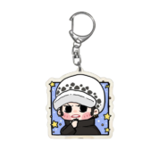 Anime One Piece Trafalgar D. Water Law Keychain Pendant