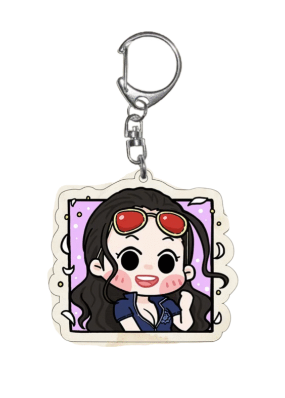 Anime One Piece Nico Robin Keychain Pendant