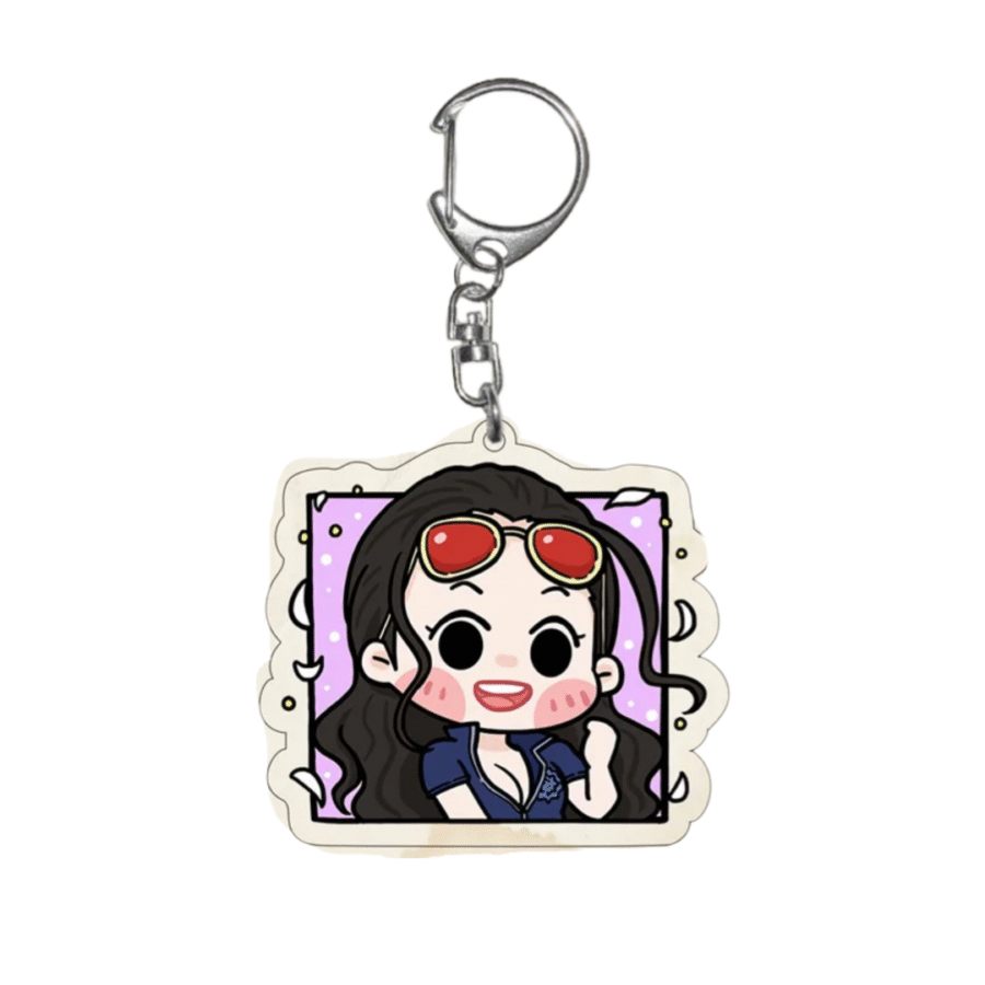 Anime One Piece Nico Robin Keychain Pendant Anime One Piece Nico Robin Keychain Pendant