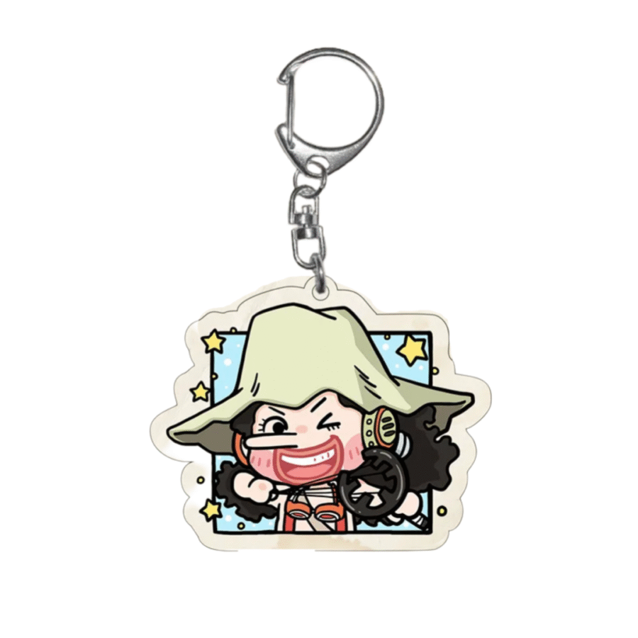 Anime One Piece Usopp Keychain Pendant Anime One Piece Usopp Keychain Pendant