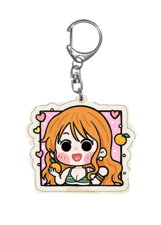 Anime One Piece Nami Keychain Pendant
