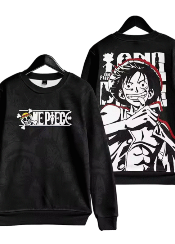 Anime One Piece Luffy Casual Sweatshirt