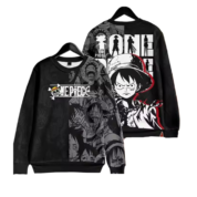 Anime One Piece Monkey D. Luffy Casual Sweatshirt