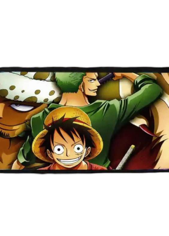 Anime One Piece Luffy And Zoro With Law Pencil Case