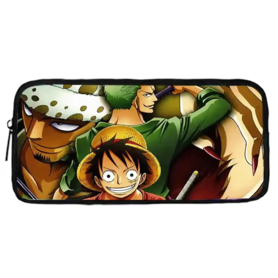 Anime One Piece Luffy And Zoro With Law Pencil Case Anime One Piece Luffy And Zoro With Law Pencil Case