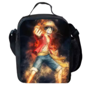 Anime One Piece Monkey D. Luffy Black Lunch Bag