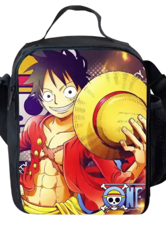 Anime One Piece Luffy Student Lunch Bag