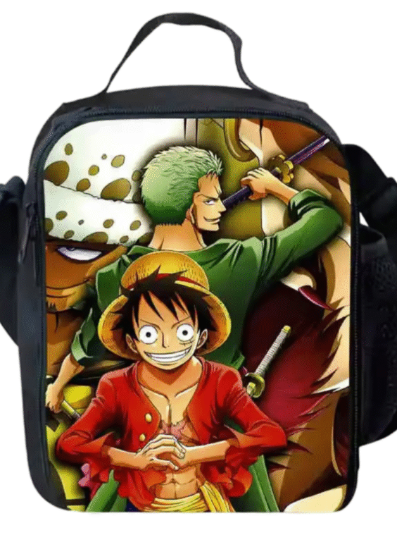 Anime One Piece Luffy With Friends Lunch Bag