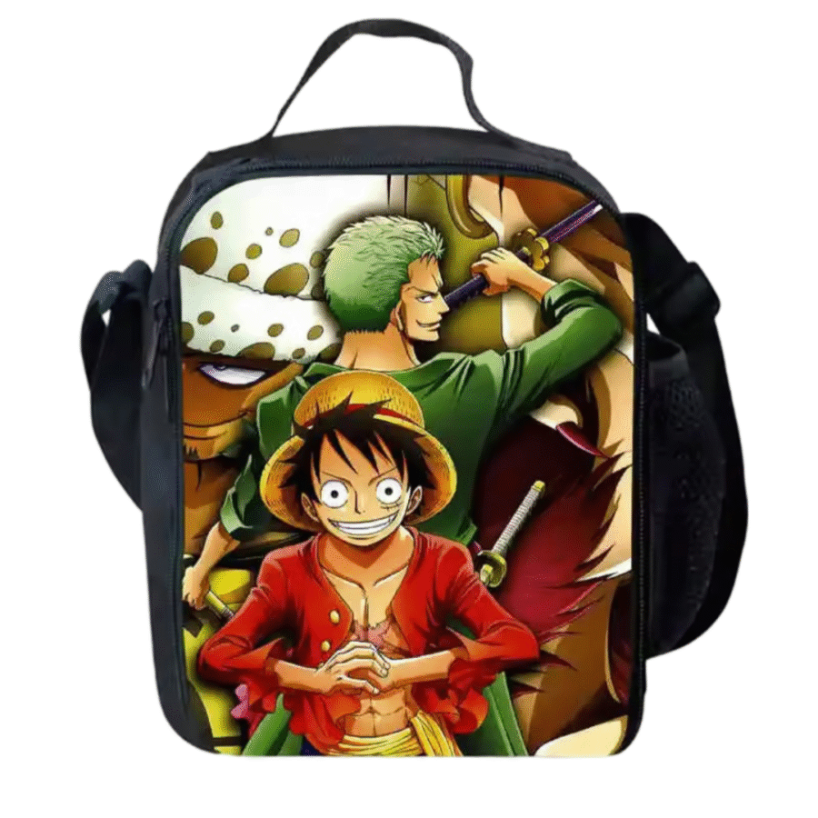 Anime One Piece Luffy With Friends Lunch Bag