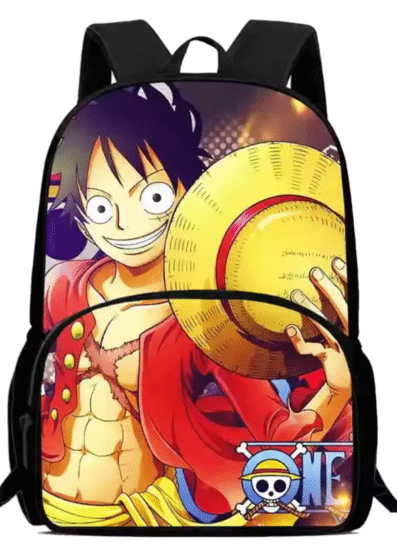 One Piece Anime Monkey D. Luffy Student Schoolbag