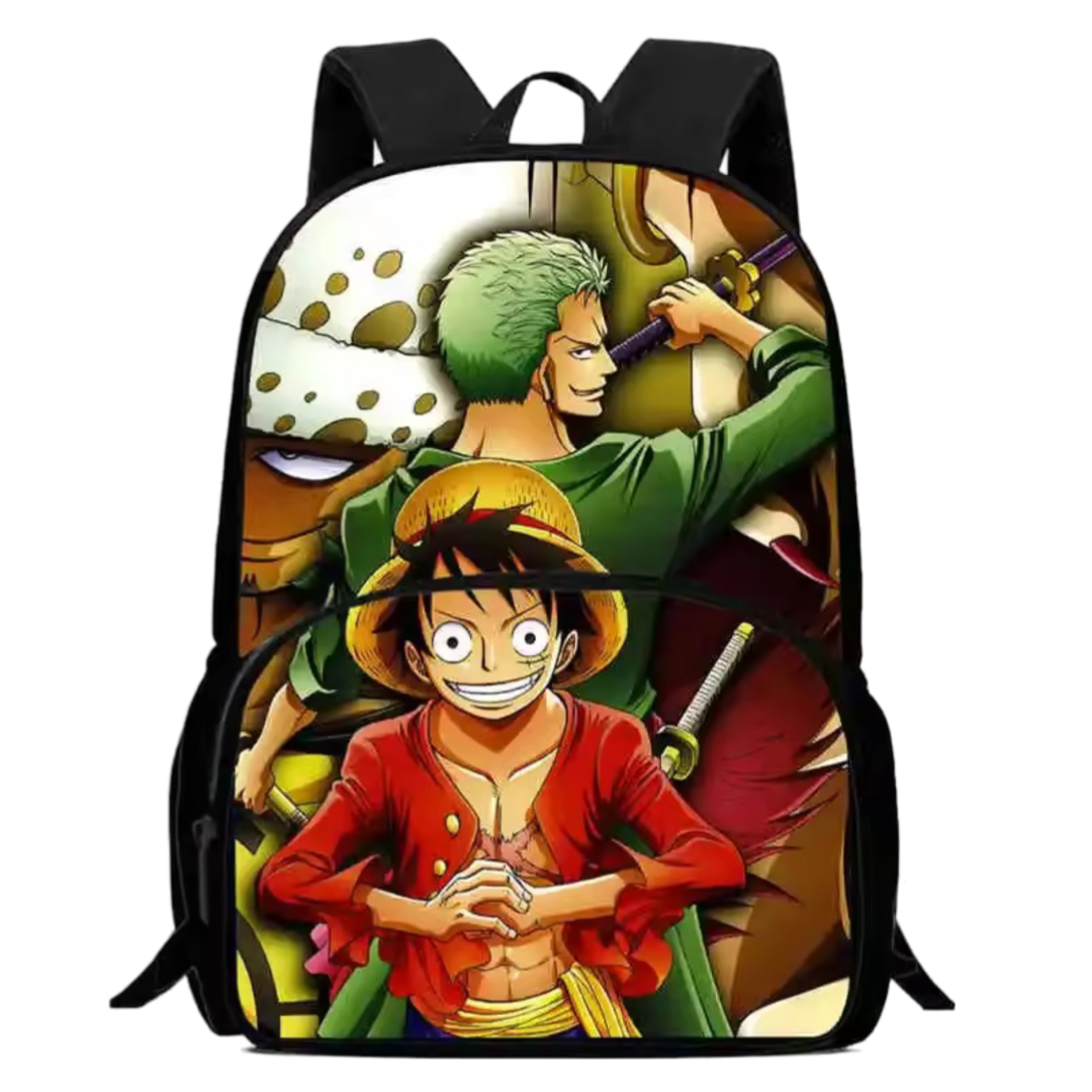 Anime One Piece Luffy With Friends Schoolbag Anime One Piece Luffy With Friends Schoolbag