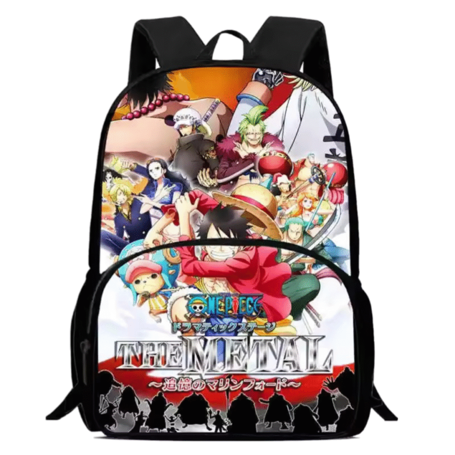 Anime One Piece: The Metal Schoolbag Anime One Piece: The Metal Schoolbag