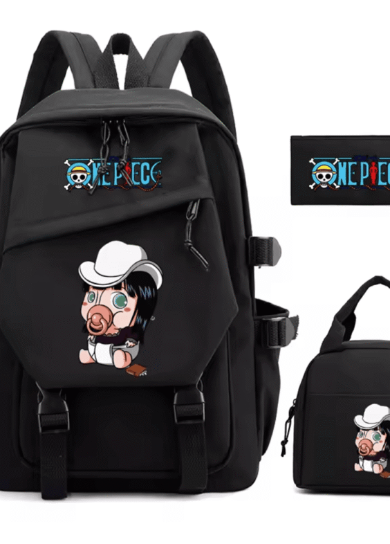 3Pcs/set One Piece Anime Baby Nico Robin Backpack
