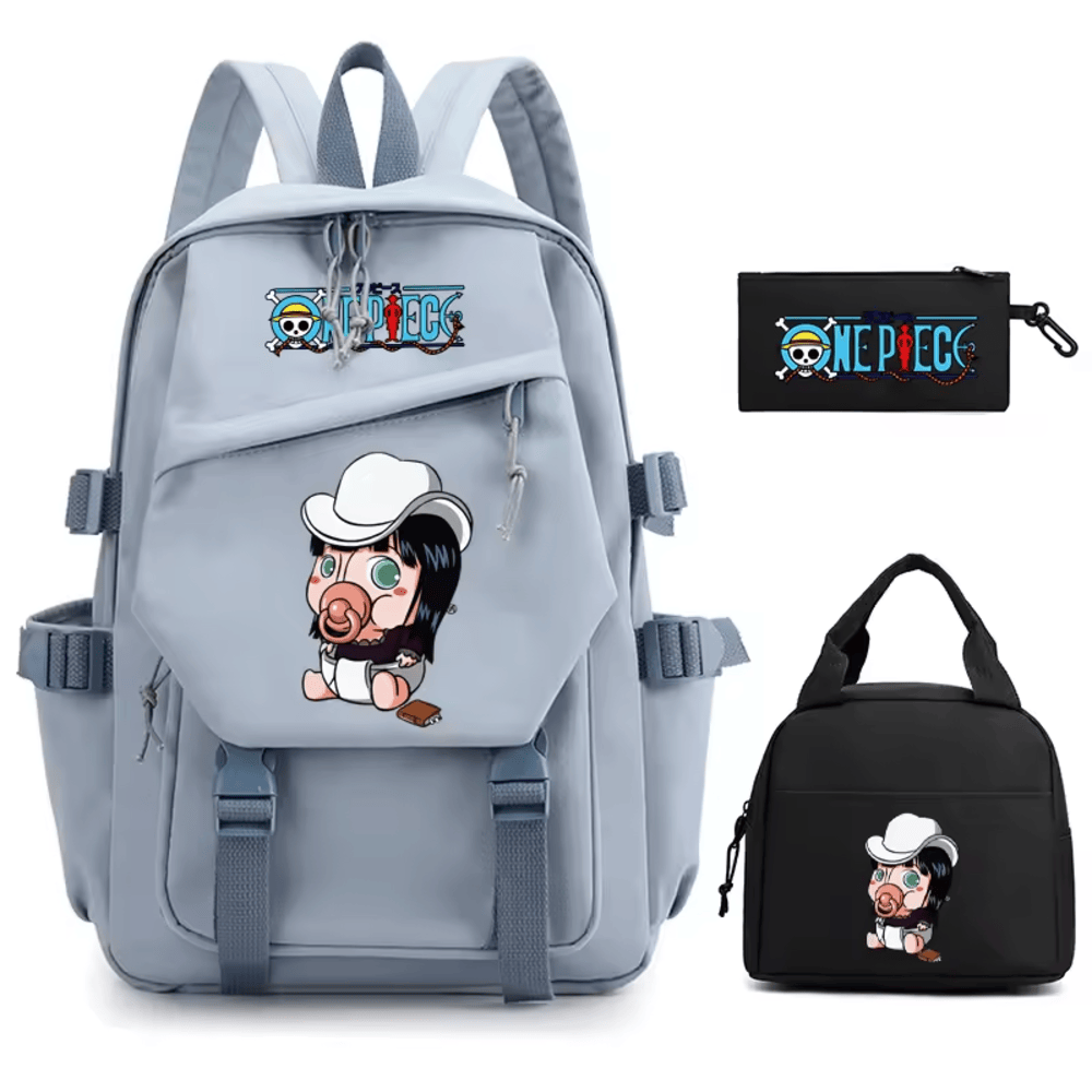 3Pcs/set One Piece Anime Baby Nico Robin Backpack 3Pcs/set One Piece Anime Baby Nico Robin Backpack