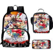 3Pcs/set Anime One Piece: The Metal Backpack