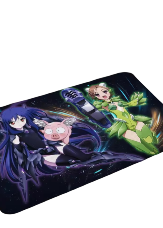 Accel World Anime Kuroyukihime Chiyuri Kurashima And Arita Haruyuki Floor Mat