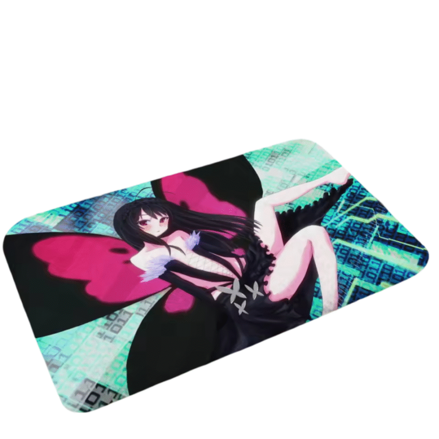 Anime Accel World Kuroyukihime Anti-Slip Floor Mat Anime Accel World Kuroyukihime Anti-Slip Floor Mat