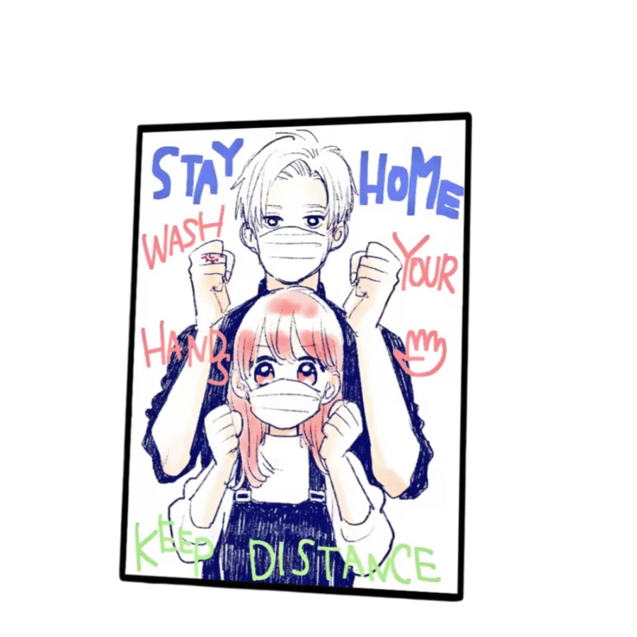 Anime A Sign Of Affection Vintage Yuki And Itsuomi Sticky Wall Poster Anime A Sign Of Affection Vintage Yuki And Itsuomi Sticky Wall Poster