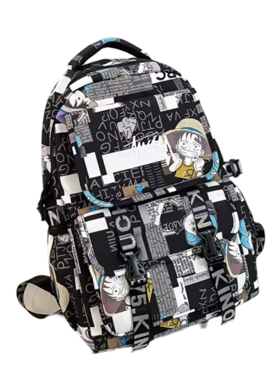 Anime One Piece Luffy With Chopper Backpack