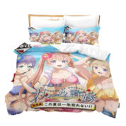 Anime A Couple Of Cuckoos Erika Amano With Friends Bedding Set