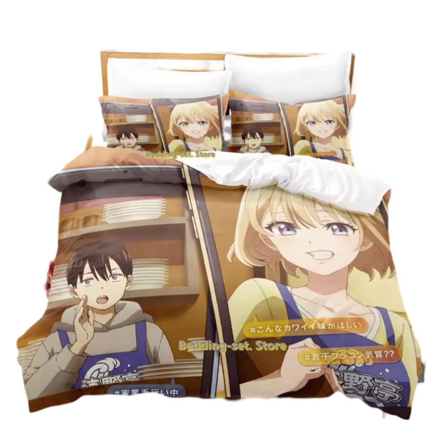 Anime A Couple Of Cuckoos Nagi Umino And Sachi Umino Bedding Set Anime A Couple Of Cuckoos Nagi Umino And Sachi Umino Bedding Set