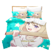 Anime A Couple Of Cuckoos Sachi Umino Blue Bedding Set