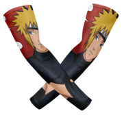 Anime Naruto Uzumaki UV Sun Protection Arm Sleeves