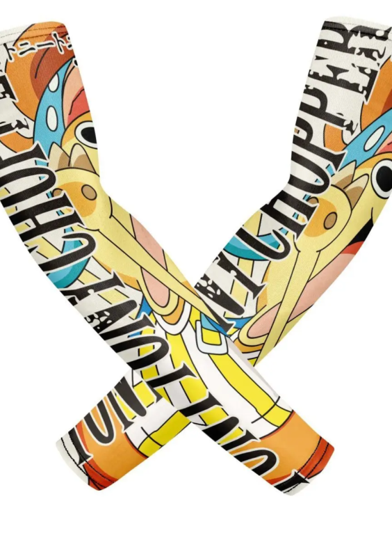 Anime One Piece Tony Tony Chopper UV Sun Protection Arm Sleeves