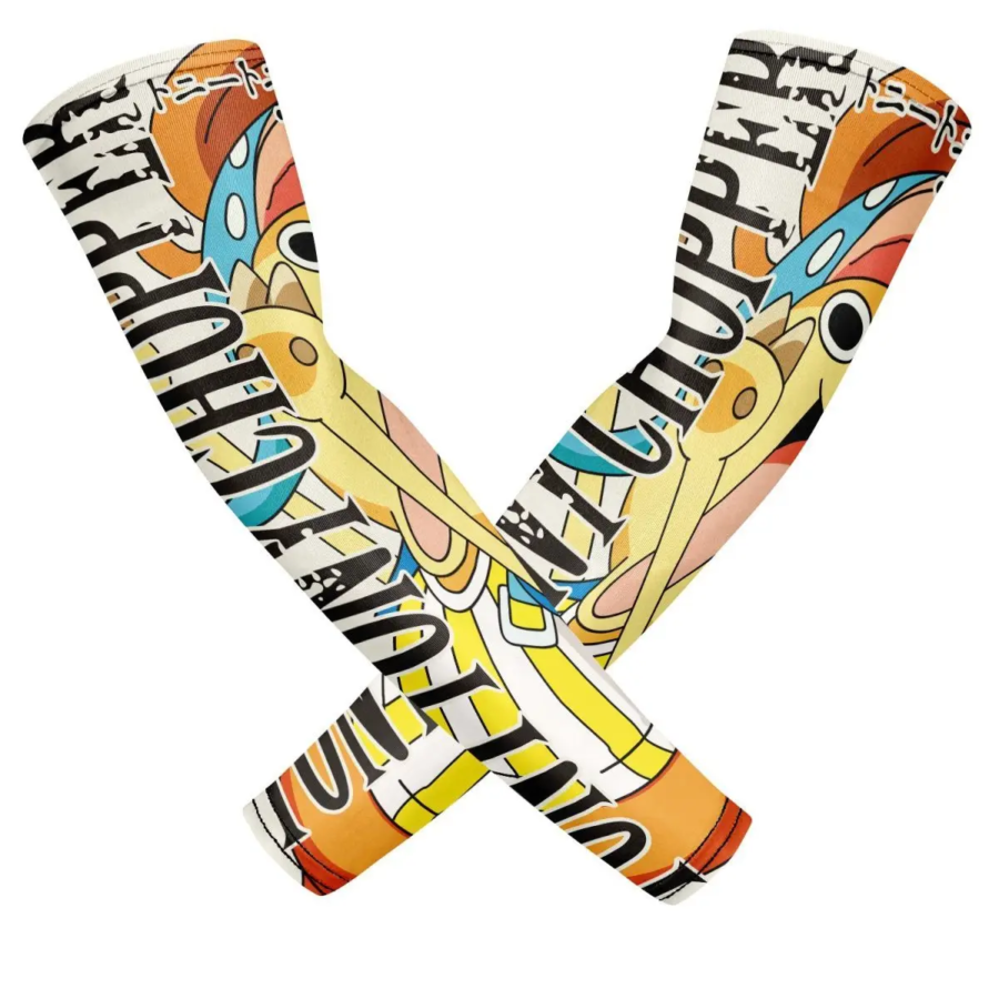 Anime One Piece Tony Tony Chopper UV Sun Protection Arm Sleeves