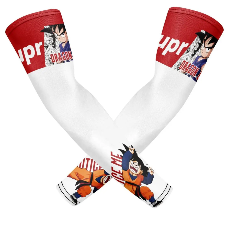 Anime Dragon Ball Super Son Goku UV Sun Protection Arm Sleeves