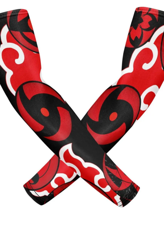 Anime Naruto Mangekyō Sharingan UV Sun Protection Arm Sleeves