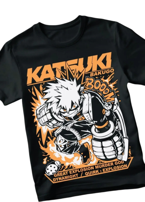 My Hero Academia Anime Bakugo Katsuki T-Shirt