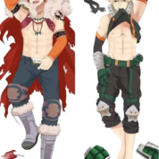 Anime My Hero Academia Katsuki Bakugo Double Side Hugging Body Cushion Cover