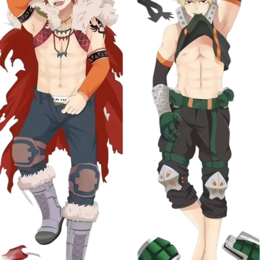 Anime My Hero Academia Katsuki Bakugo Double Side Hugging Body Cushion Cover Anime My Hero Academia Katsuki Bakugo Double Side Hugging Body Cushion Cover