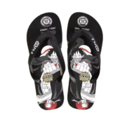 Anime One Piece Luffy Black Flip Flops Slipper