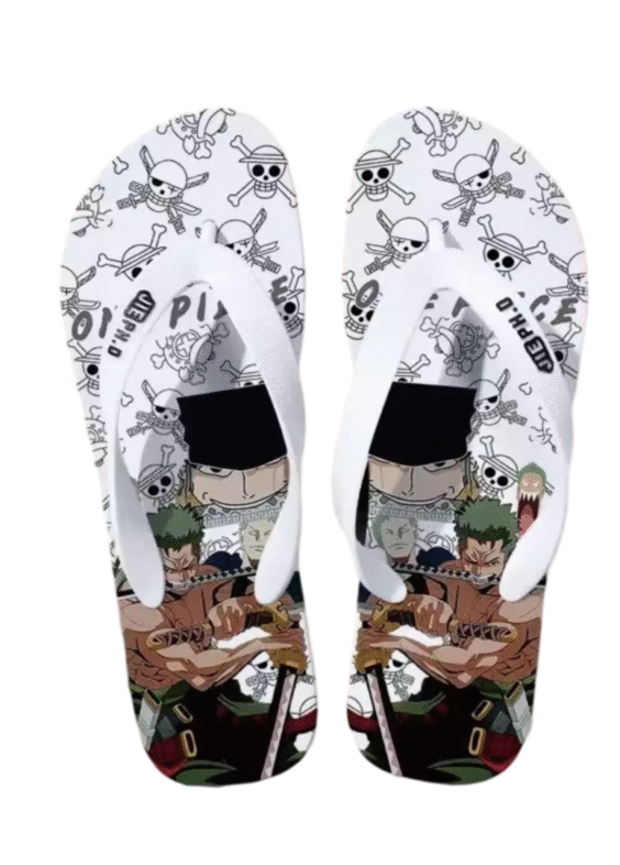 Anime One Piece Roronoa Zoro Flip Flops Slipper