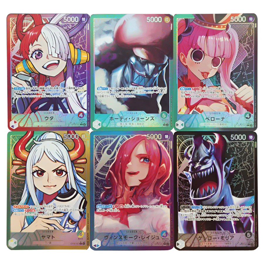 6Pcs/set Anime One Piece Characters Trading Cards 6Pcs/set Anime One Piece Characters Trading Cards