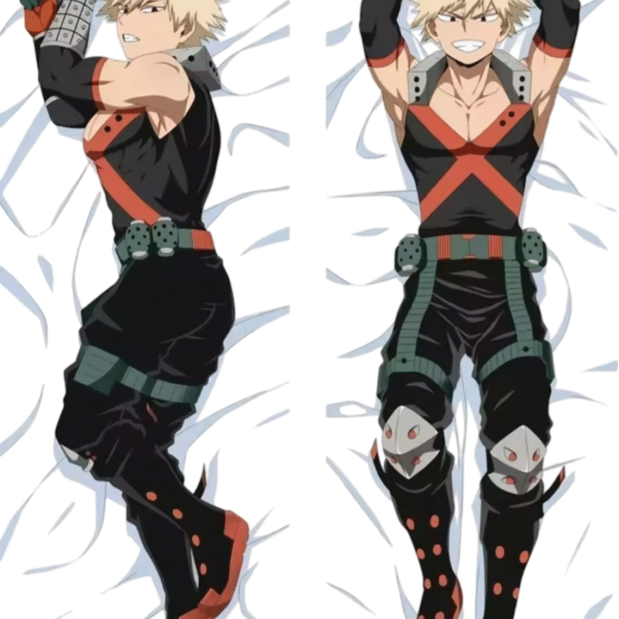 Anime My Hero Academia Katsuki Bakugo Double Side Print Hugging Body Pillow Cover Anime My Hero Academia Katsuki Bakugo Double Side Print Hugging Body Pillow Cover