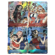 4Pcs/set One Piece Anime Characters Collection Cards
