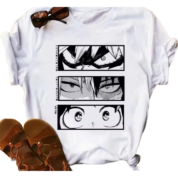 Anime My Hero Academia Character Printed T-Shirt