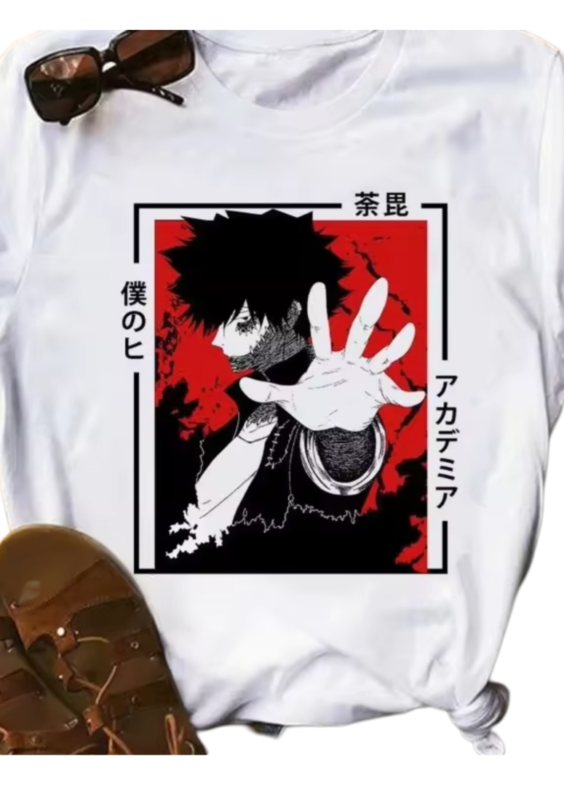 My Hero Academia Dabi Anime White T-Shirt