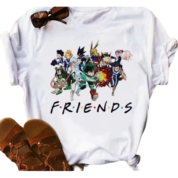 My Hero Academia Izuku Midoriya With Friends Anime T-Shirt