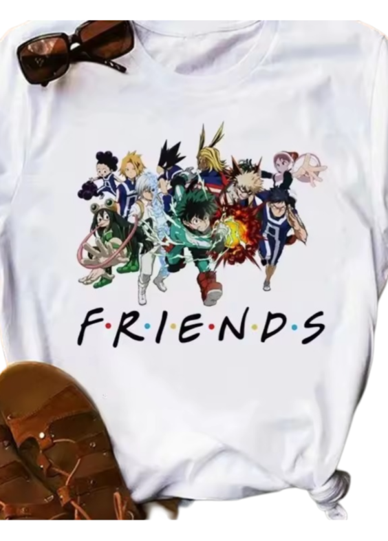 My Hero Academia Izuku Midoriya With Friends Anime T-Shirt