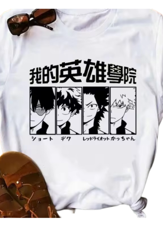 My Hero Academia Character Anime White T-Shirt