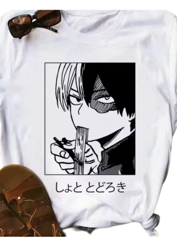 My Hero Academia Shoto Todoroki Printed Anime T-Shirt