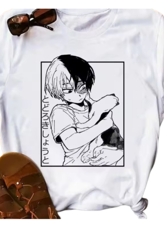 My Hero Academia Shoto Todoroki Anime Printed T-Shirt