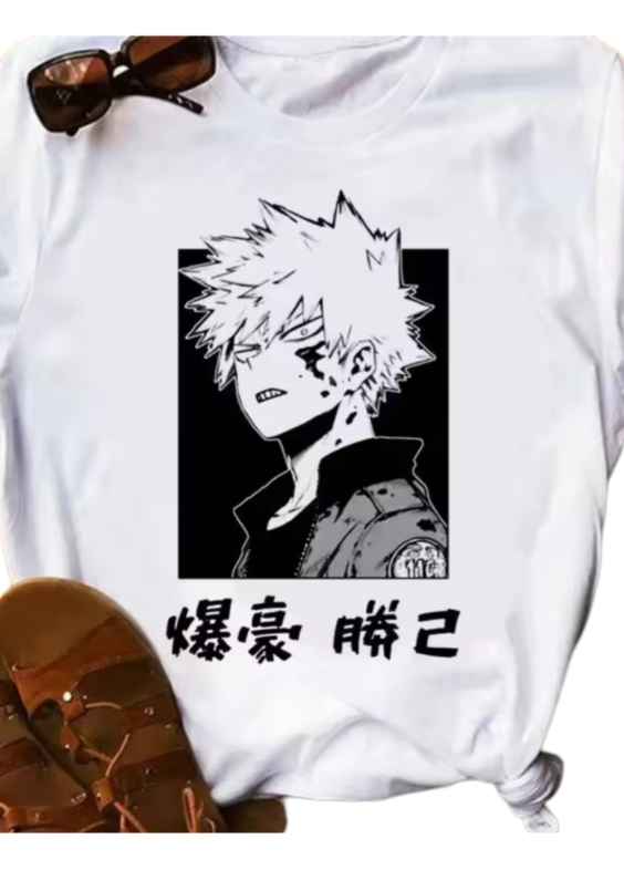 My Hero Academia Katsuki Bakugo Printed Anime T-Shirt