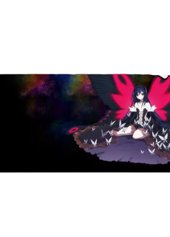 Accel World Anime Kuroyukihime Durable Rubber Mouse Pad