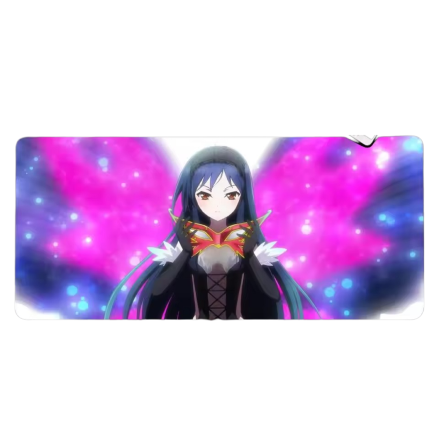 Anime Accel World Kuroyukihime HD Printed Rubber Mouse Pad
