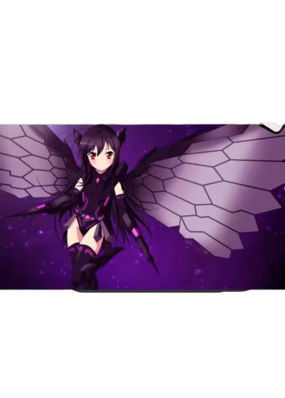 Anime Accel World Kuroyukihime Purple Mouse Pad
